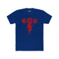 Motivational Gym Crew Tee - Bold Fist & Dumbbell Design - Riff Raff Wear