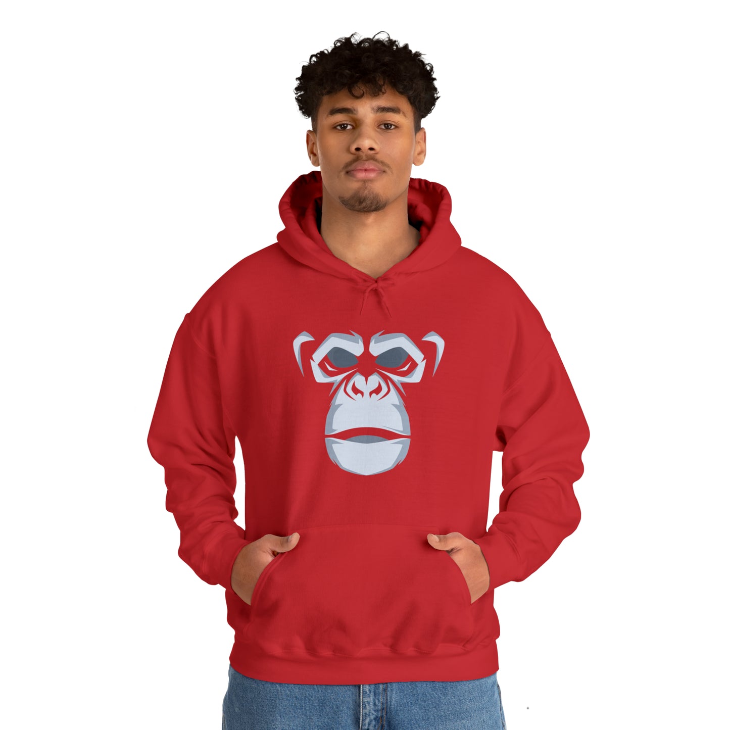 Riff Raff Wear Gorilla Face Unisex Heavy Blend™ Hooded Sweatshirt