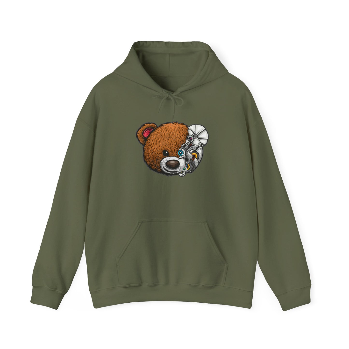 Riff Raff Wear Cyborg Bear Unisex Heavy Blend™ Hooded Sweatshirt