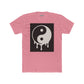 Unisex Cotton Crew Tee with Dripping Yin Yang Design | Casual Wear, Unisex Tee - Riff Raff Wear
