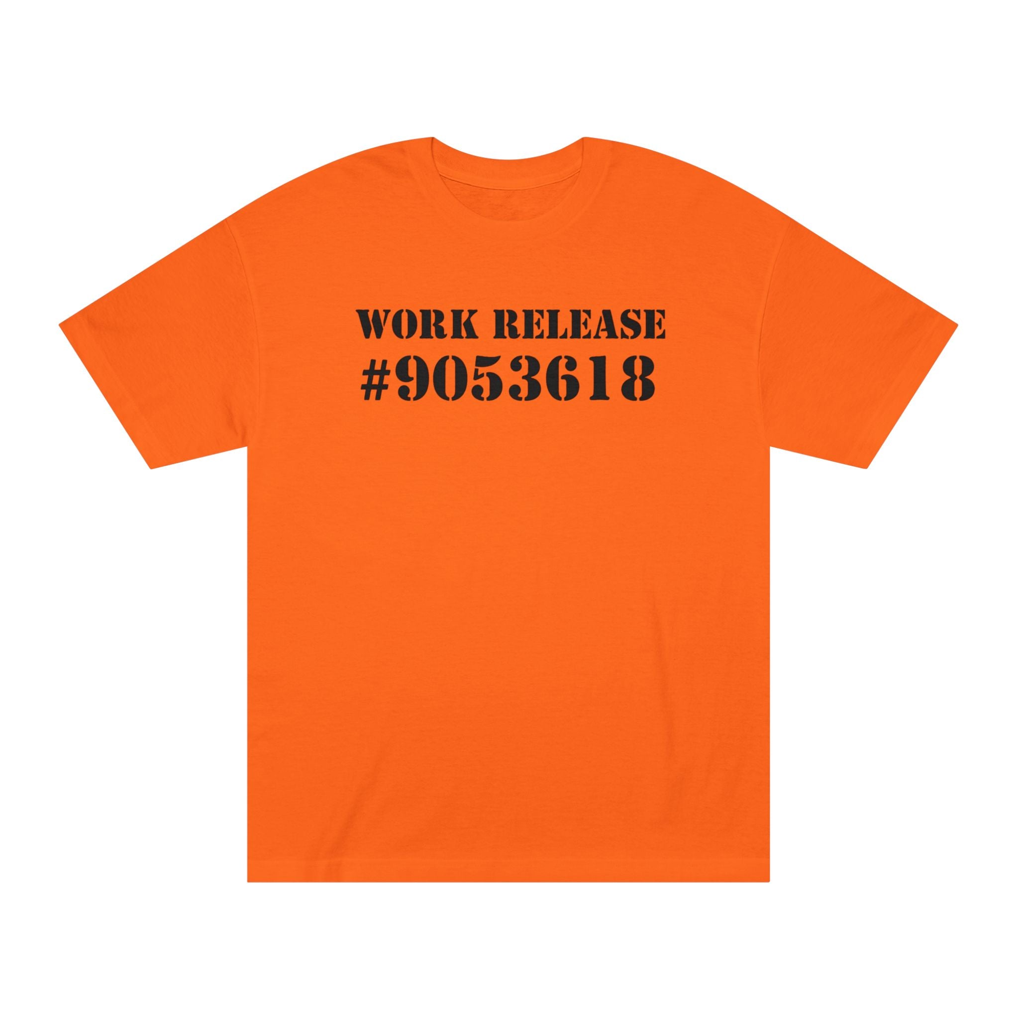 Work Release Unisex Classic Tee - Bold Statement Shirt for Casual Wear Riff Raff Wear