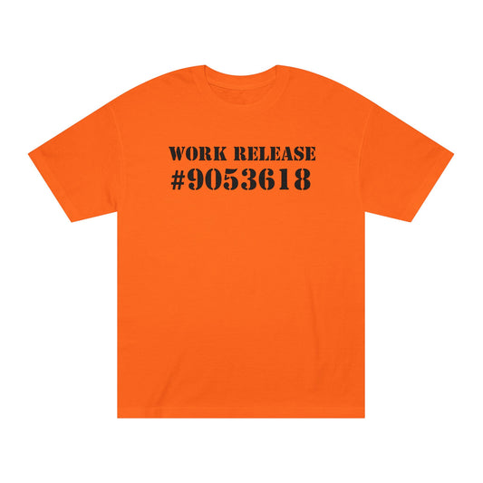Work Release Unisex Classic Tee - Bold Statement Shirt for Casual Wear Riff Raff Wear