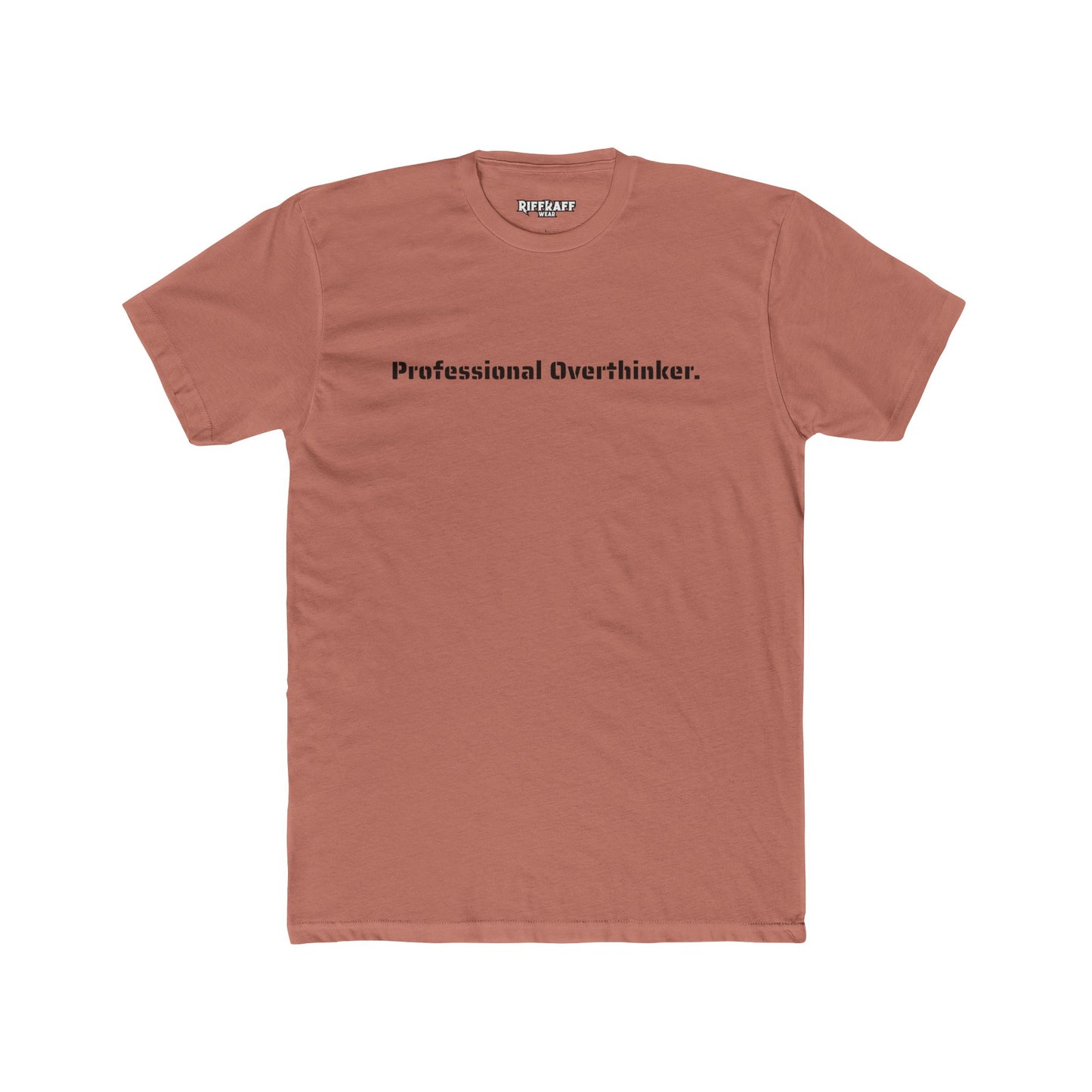 Professional Overthinker Unisex Cotton Crew Tee - Perfect Gift for Thoughtful Minds - Riff Raff Wear