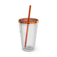 Gizoom Sunsplash Tumbler with Straw, 16oz