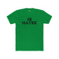 Unisex Cotton Crew Tee - "Hi Hater, Bye Hater" Graphic Shirt - Riff Raff Wear