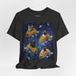 Cat Taco Space Tee  Funny Cosmic Cats in Tacos T-Shirt