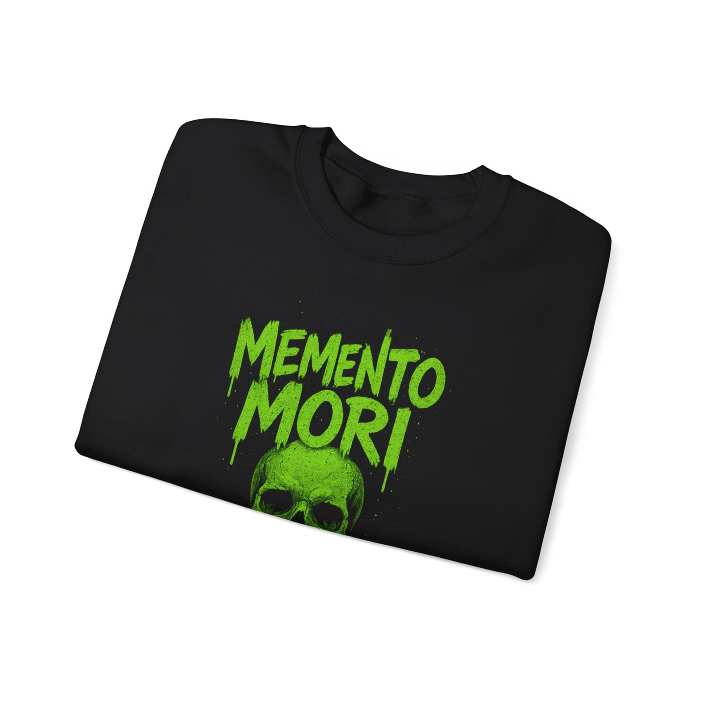 Memento Mori Sweatshirt, Goth Clothing, Dark Academia Style, Halloween Fashion, Grunge Streetwear, Unisex Crewneck - Riff Raff Wear