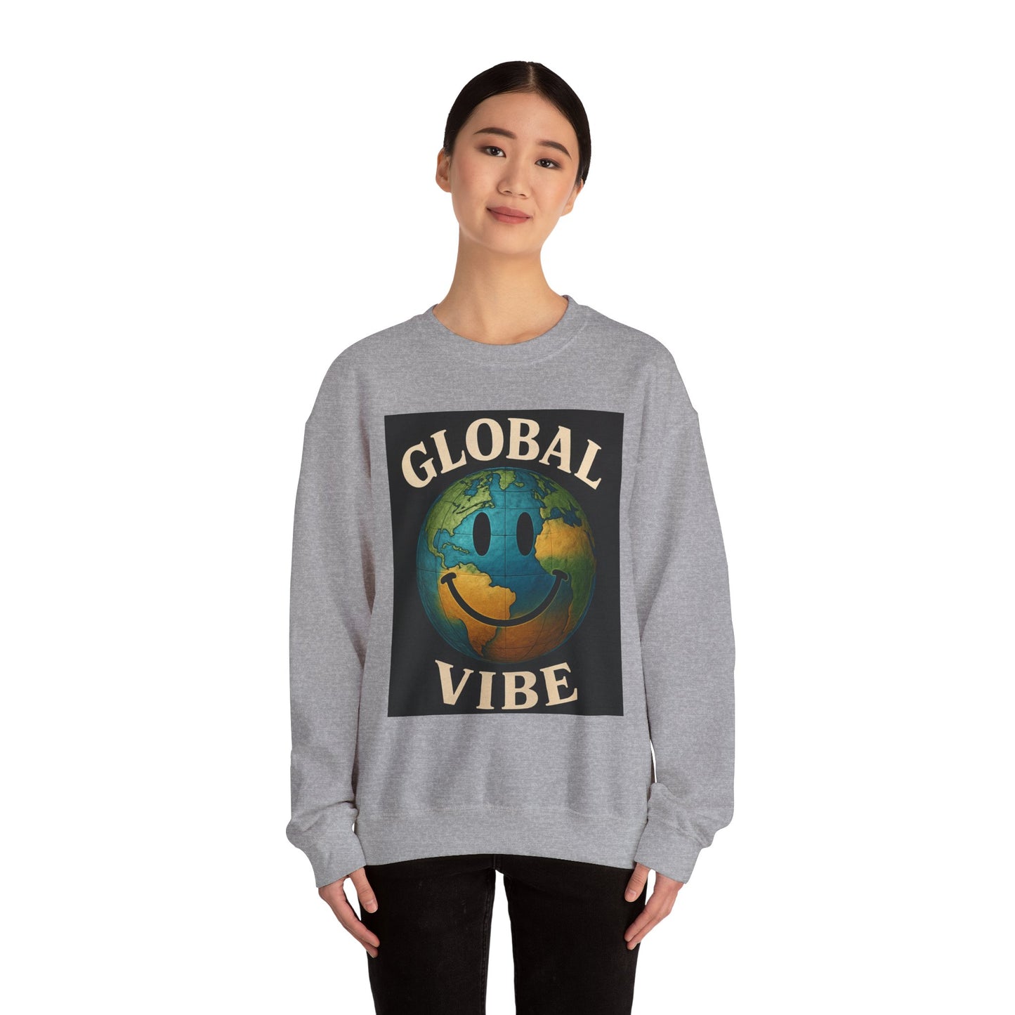 Global Vibe Crewneck Sweatshirt - Unisex Heavy Blend™ - Riff Raff Wear