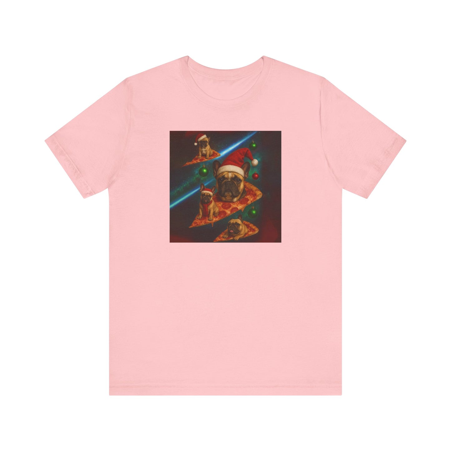 Festive Pet-Themed Short Sleeve Tee, Christmas Gift, Dog Lover Shirt, Holiday Humor T-Shirt, Fun Seasonal Fashion - Riff Raff Wear