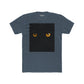 Mystical Cat Eyes Unisex Cotton Crew Tee - Perfect for Cat Lovers - Riff Raff Wear