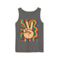 Unisex Peace Sign Tank Top - Vibrant Garment-Dyed Casual Wear - Riff Raff Wear