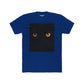 Mystical Cat Eyes Unisex Cotton Crew Tee - Perfect for Cat Lovers - Riff Raff Wear