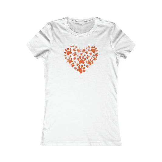 PetNique Paw Hearts Women's Favorite Tee