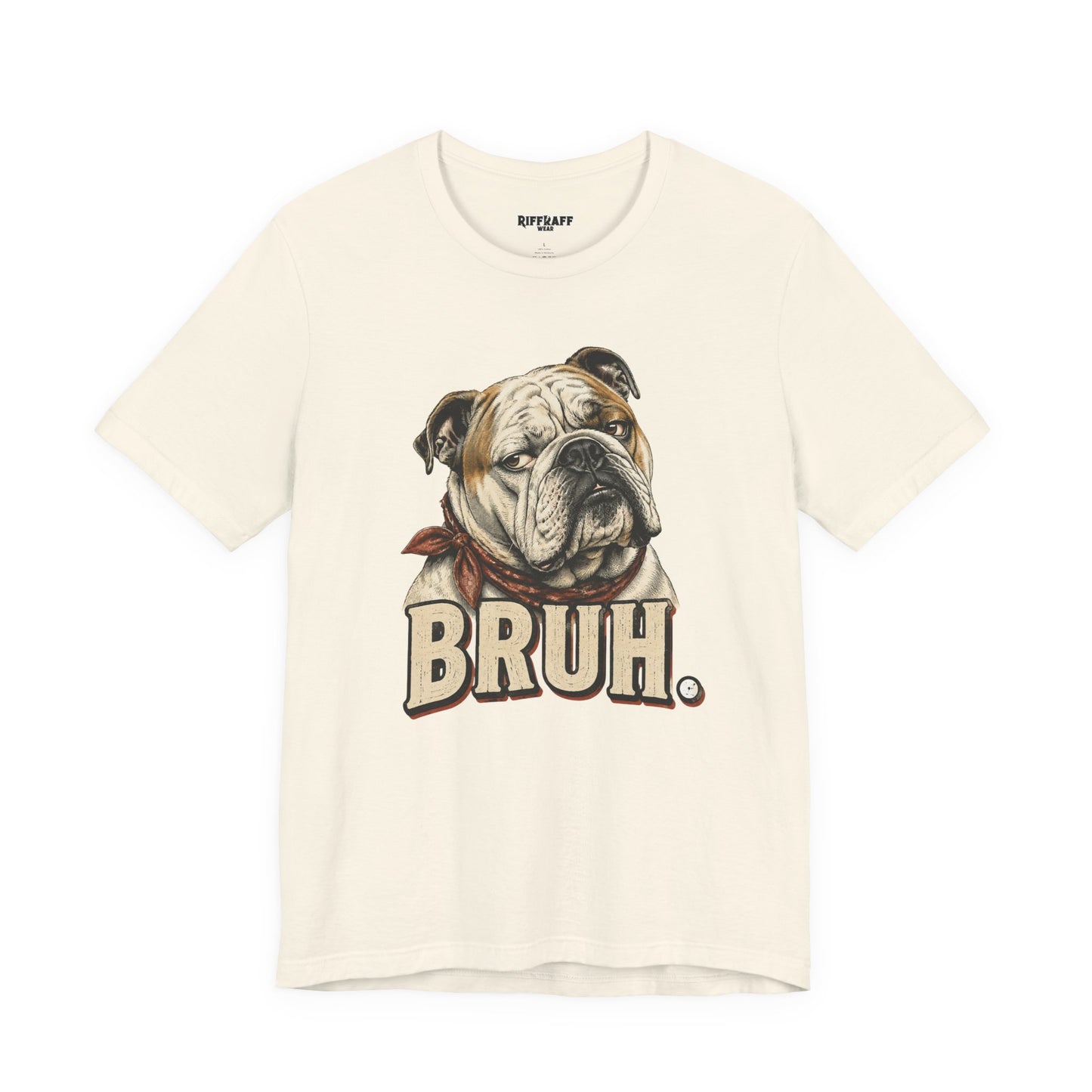 Bruh Bulldog T-Shirt Vintage English Bulldog Graphic Tee