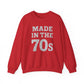Retro 70s Crewneck Sweatshirt - Made in the 70s - Riff Raff Wear
