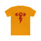 Motivational Gym Crew Tee - Bold Fist & Dumbbell Design - Riff Raff Wear