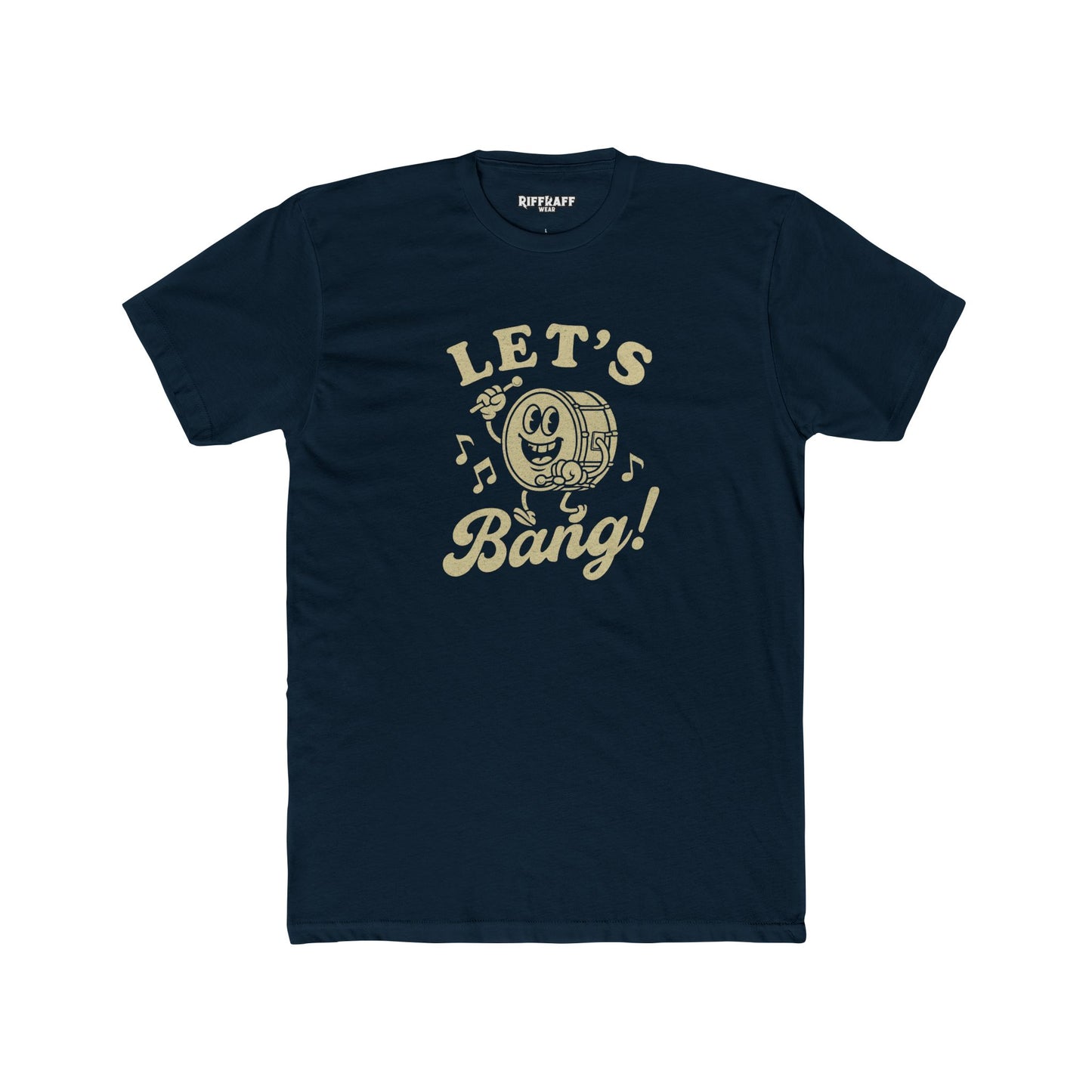 Let's Bang! Unisex Cotton Crew Tee - Fun Graphic T-Shirt for Music Lovers - Riff Raff Wear
