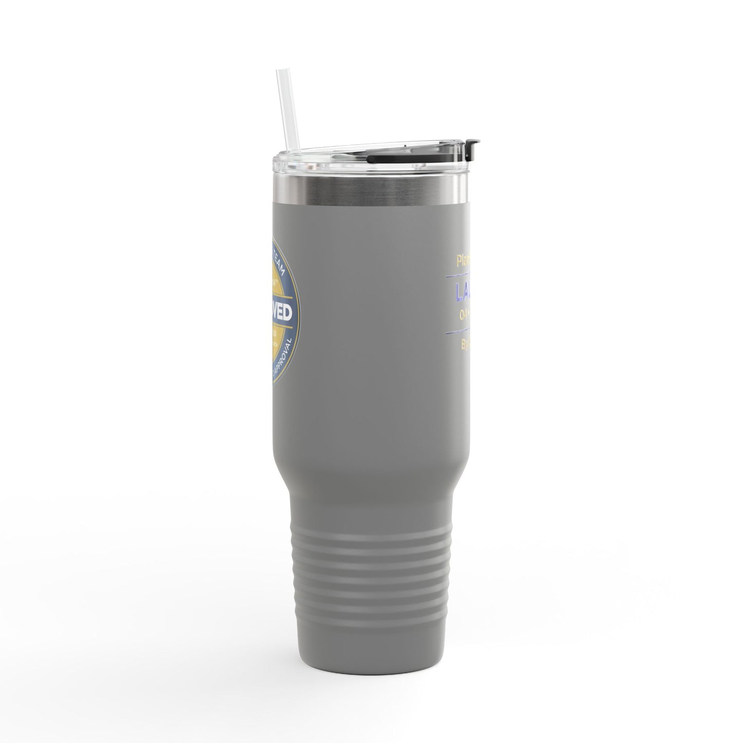 40oz Insulated Travel Mug — Custom Launch Commemorative Tumbler