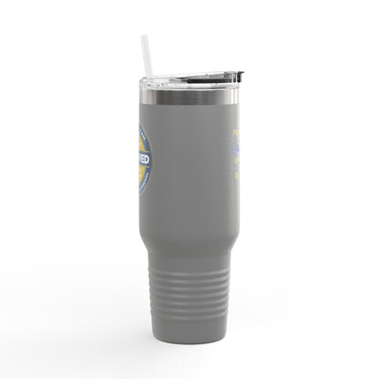 40oz Insulated Travel Mug — Custom Launch Commemorative Tumbler