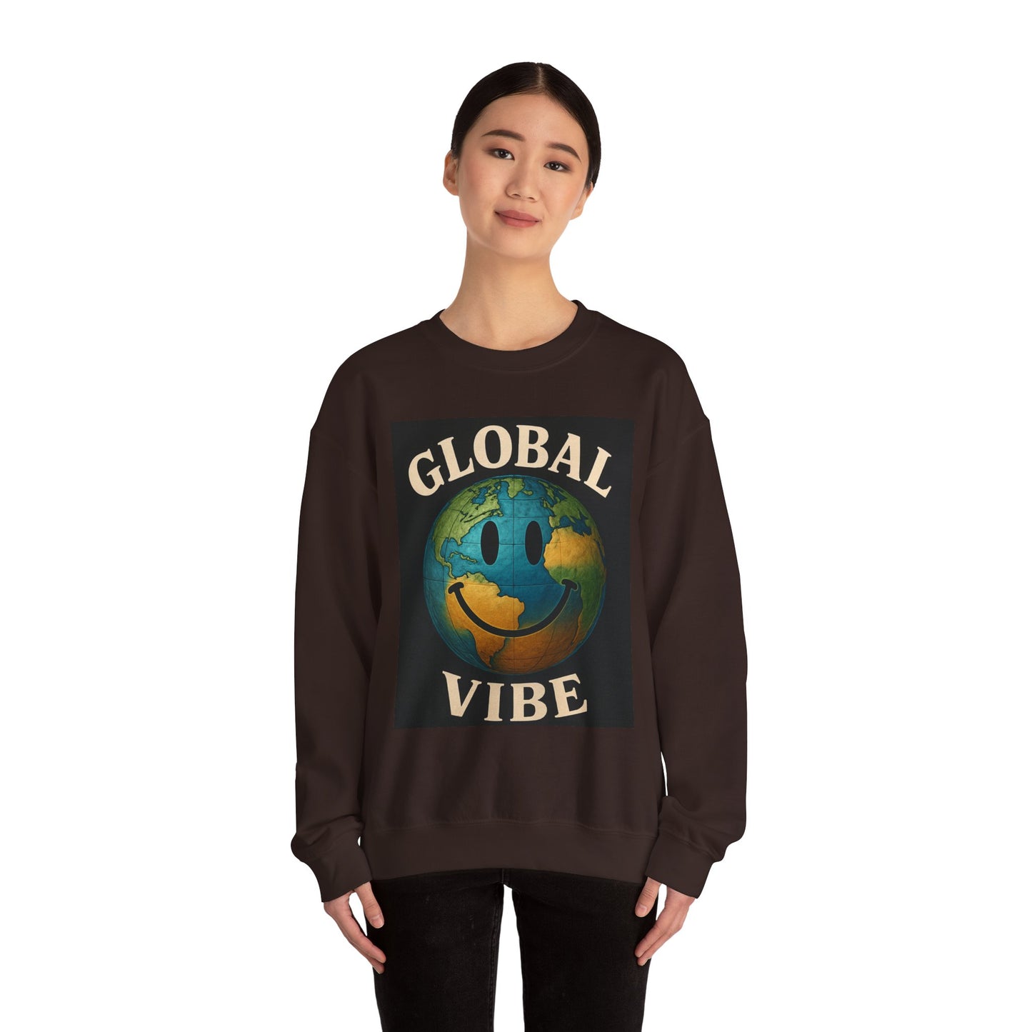 Global Vibe Crewneck Sweatshirt - Unisex Heavy Blend™ - Riff Raff Wear