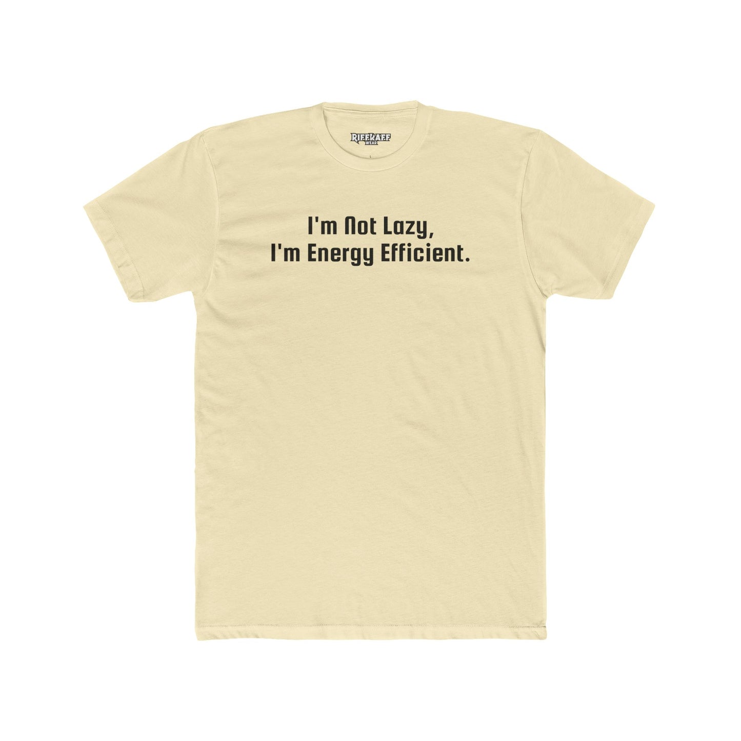 Energy Efficient Unisex Cotton Crew Tee -- Riff Raff Wear