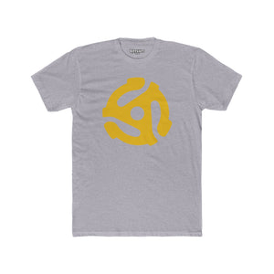 Retro Vinyl Record Unisex Cotton Crew Tee - Music Lover's Apparel - 45 Record Insert - Riff Raff Wear