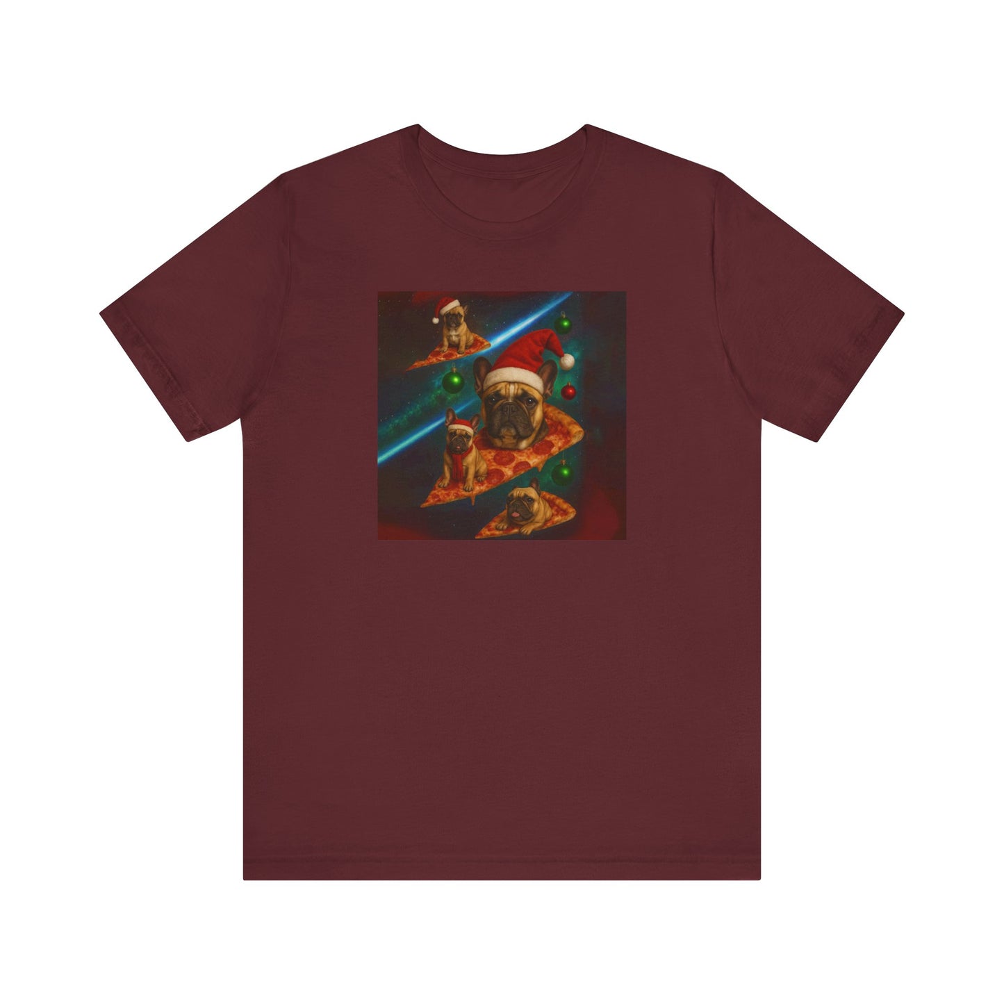 Festive Pet-Themed Short Sleeve Tee, Christmas Gift, Dog Lover Shirt, Holiday Humor T-Shirt, Fun Seasonal Fashion - Riff Raff Wear