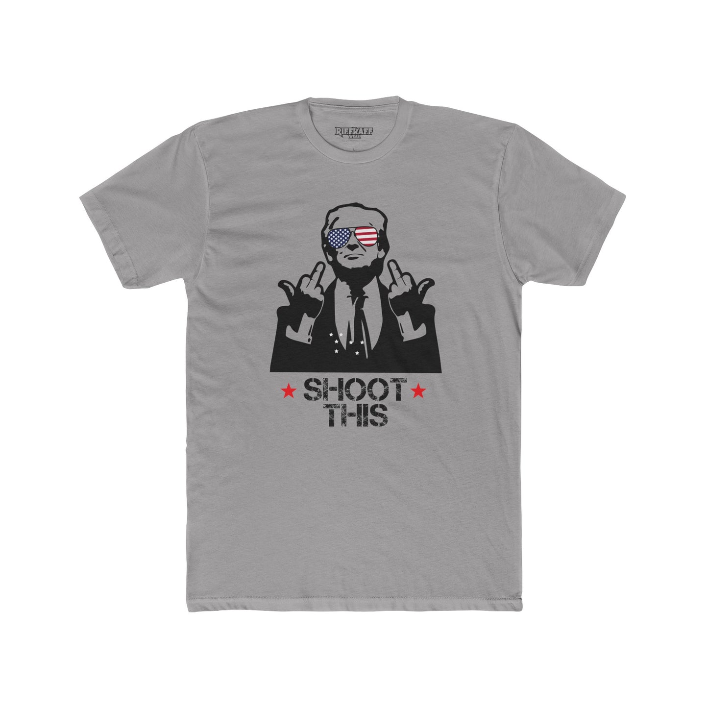 Riff Raff Wear Shoot This  Trump 2024 Unisex Cotton Crew Tee