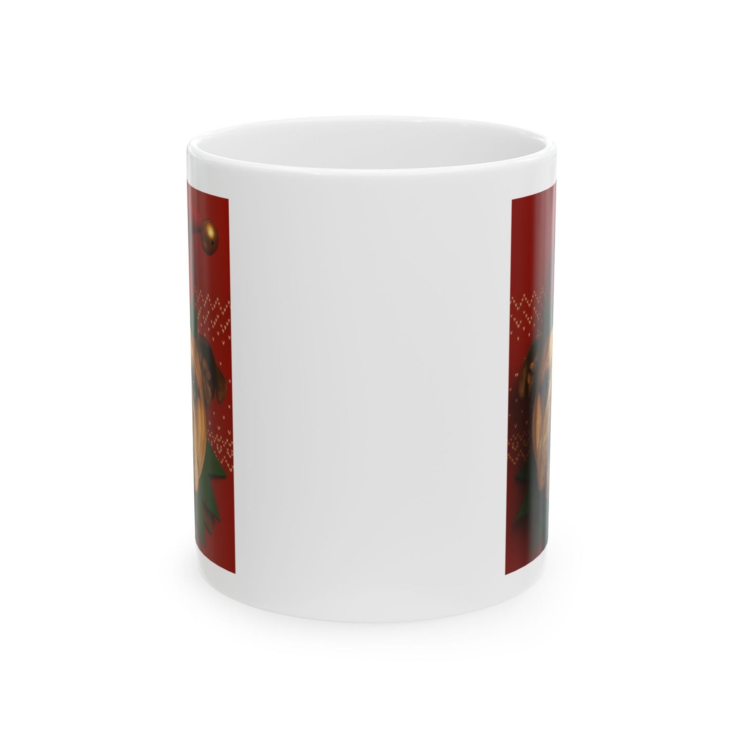Festive Ceramic Mug - Perfect for Holiday Cheer, Gift for Coffee Lovers, Christmas Mug, Tea Lovers, Seasonal Drinkware - Riff Raff Wear