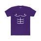Funny Unisex Cotton Crew Tee - Cartoon Abs Design - Riff Raff Wear