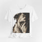 Bulldog Portrait T-Shirt Vintage Sepia Dog Graphic Tee