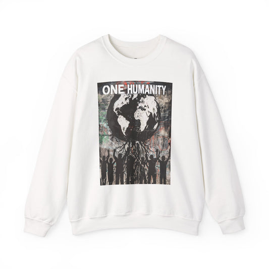 One Humanity Unisex Crewneck Sweatshirt - Comfortable & Stylish - Riff Raff Wear
