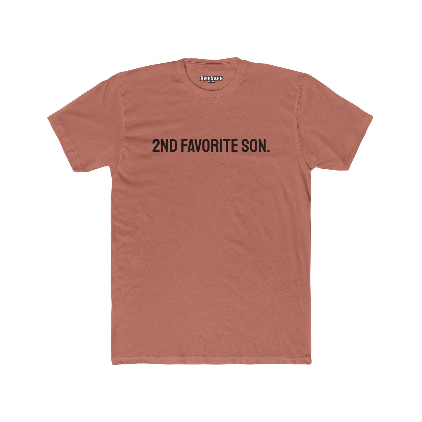 Funny Unisex Cotton Crew Tee - '2nd Favorite Son' Shirt Riff Raff Wear