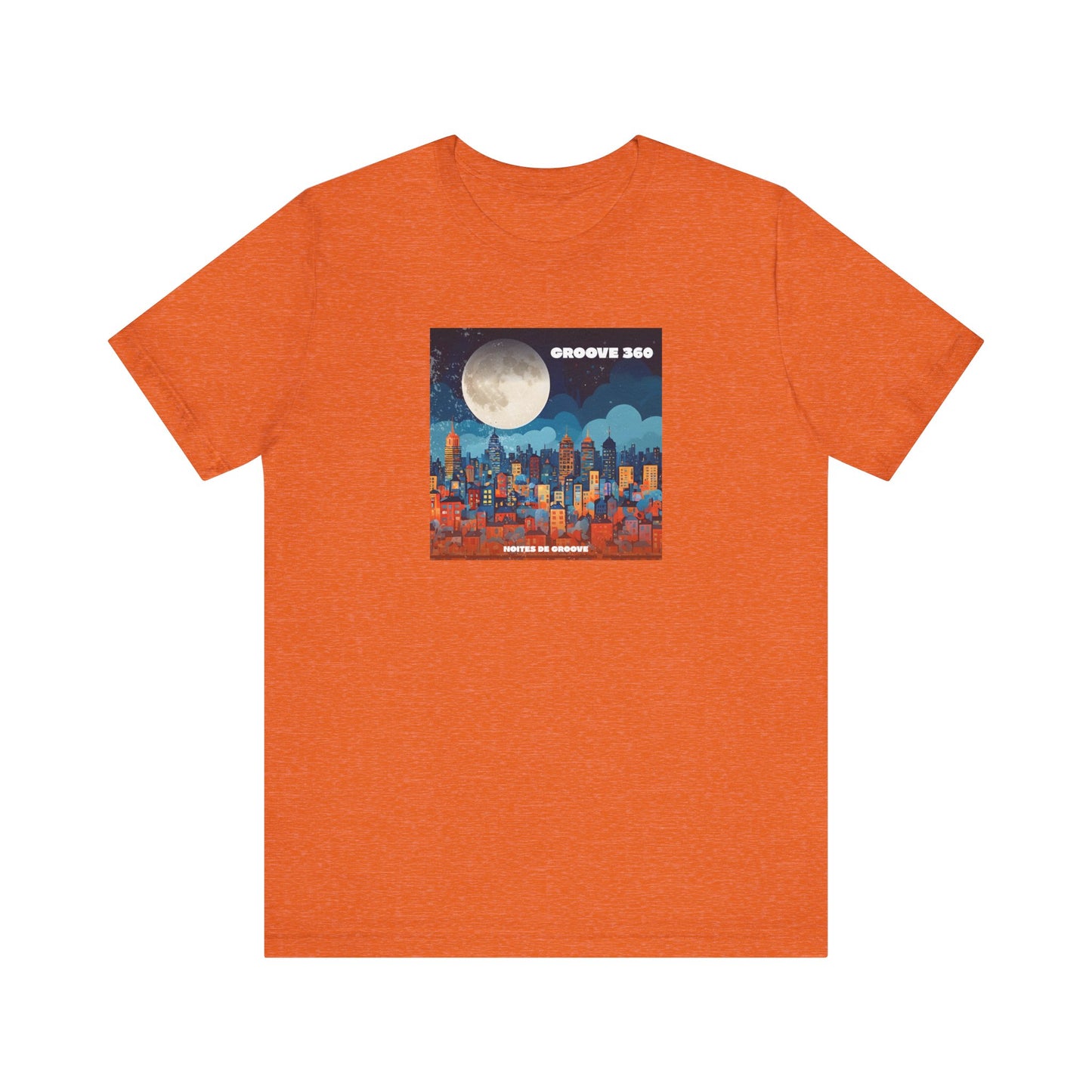 Groove 360 - Noites De Groove - Unisex Jersey Short Sleeve Tee