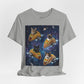 Cat Taco Space Tee  Funny Cosmic Cats in Tacos T-Shirt