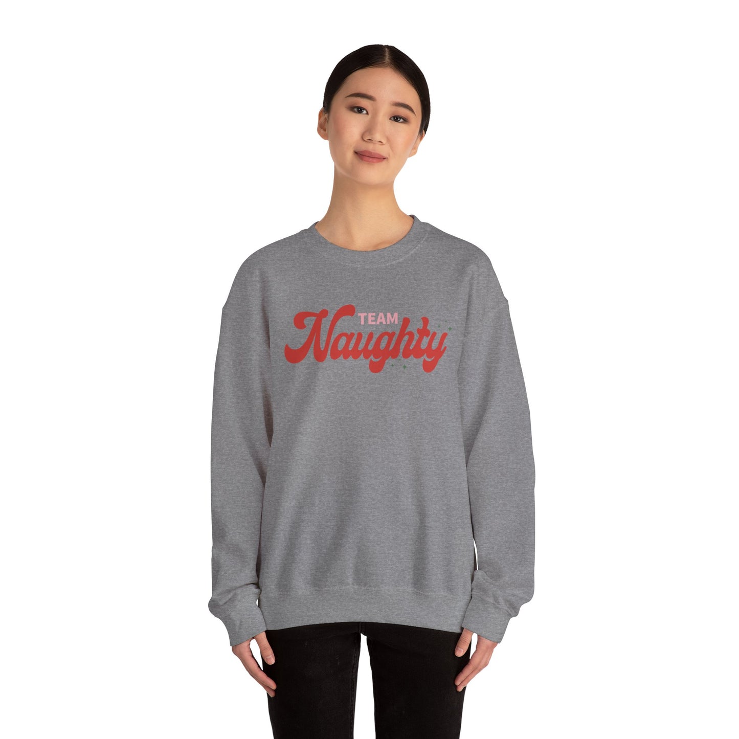 Riff Raff Wear Christmas Naughty Unisex Heavy Blend™ Crewneck Sweatshirt