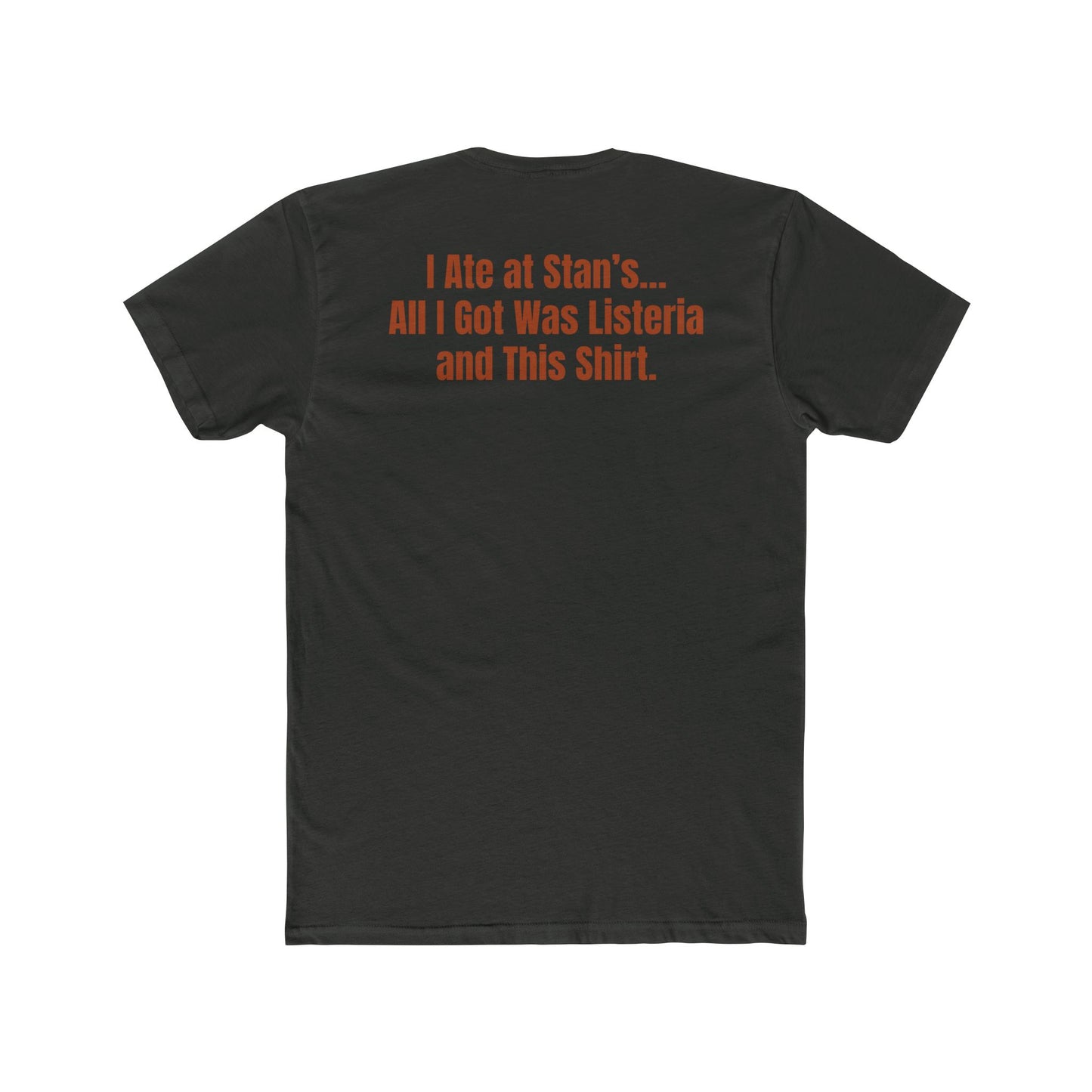 Funny Unisex Cotton Crew Tee - Dirty Stan's Street Meats Graphic T-Shirt - Riff Raff Wear