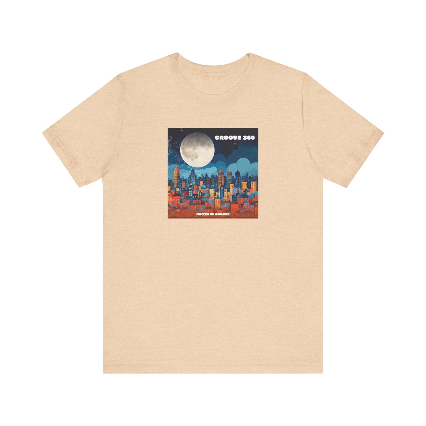 Groove 360 - Noites De Groove - Unisex Jersey Short Sleeve Tee