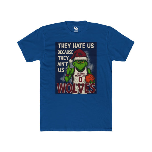 Wolves Basketball Grinch Tee – "They Hate Us Because They Ain't Us" Holiday Fan Shirt
