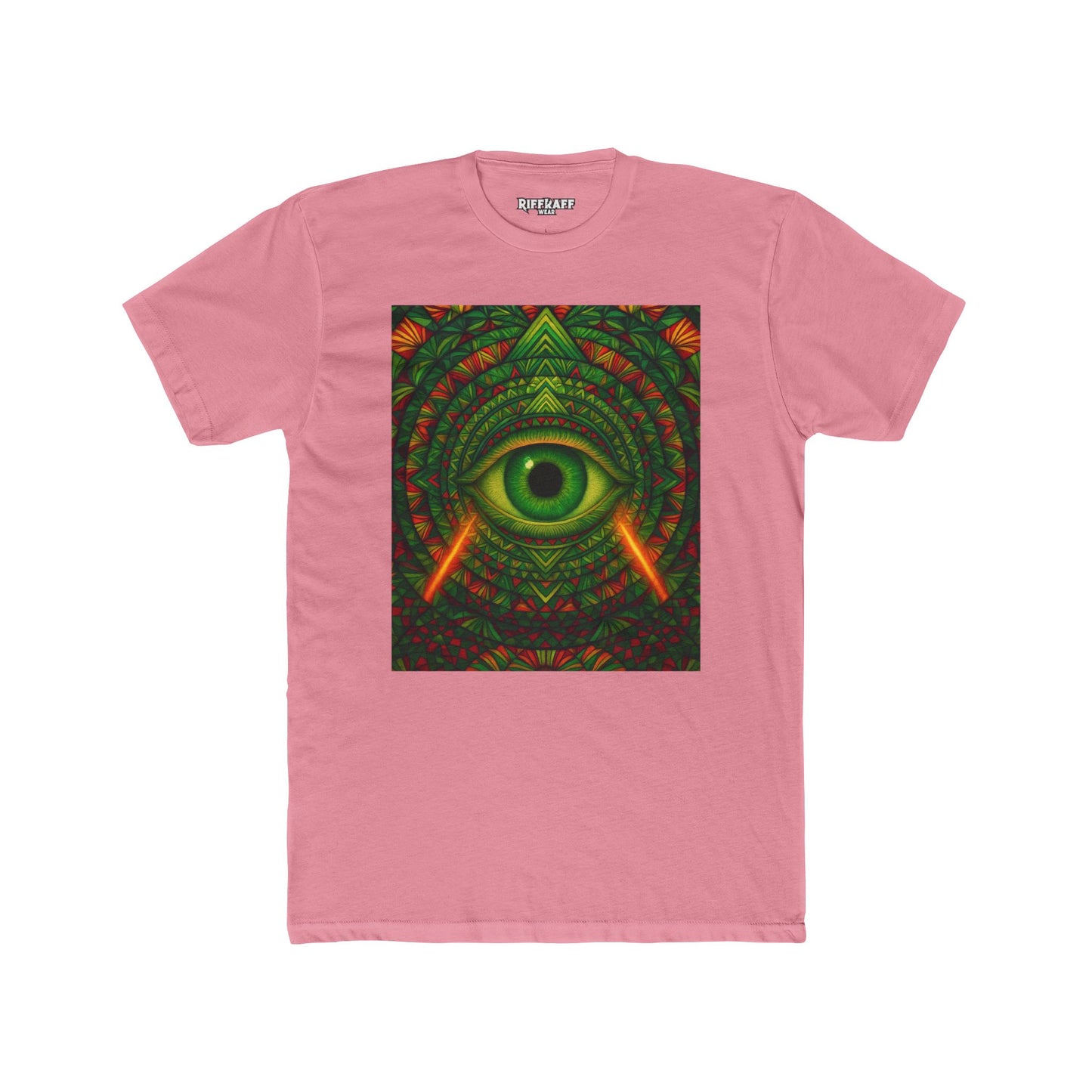 Psychedelic Eye Unisex Cotton Crew Tee - Riff Raff Wear