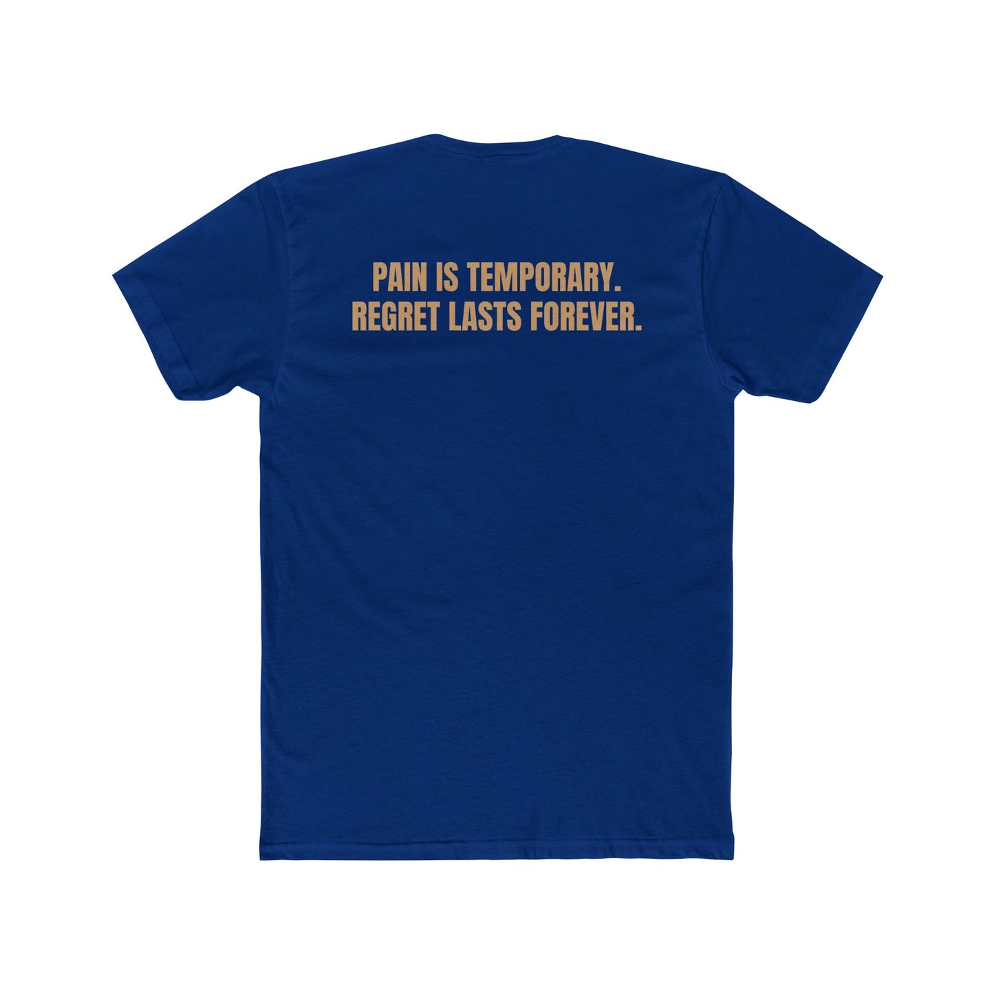 Motivational Fitness Crew Tee - Flexecution & Pain is Temporary Design - Riff Raff Wear