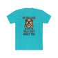 My Bulldog and I Talk Shit Unisex Cotton Crew Tee - Fun Pet Lover T-Shirt - Riff Raff Wear