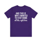 Stay Home Unisex Tee, Relaxed Fit Short Sleeve, Gift for Homebodies, Cozy Casual Shirt, Perfect for Introverts - Riff Raff Wear