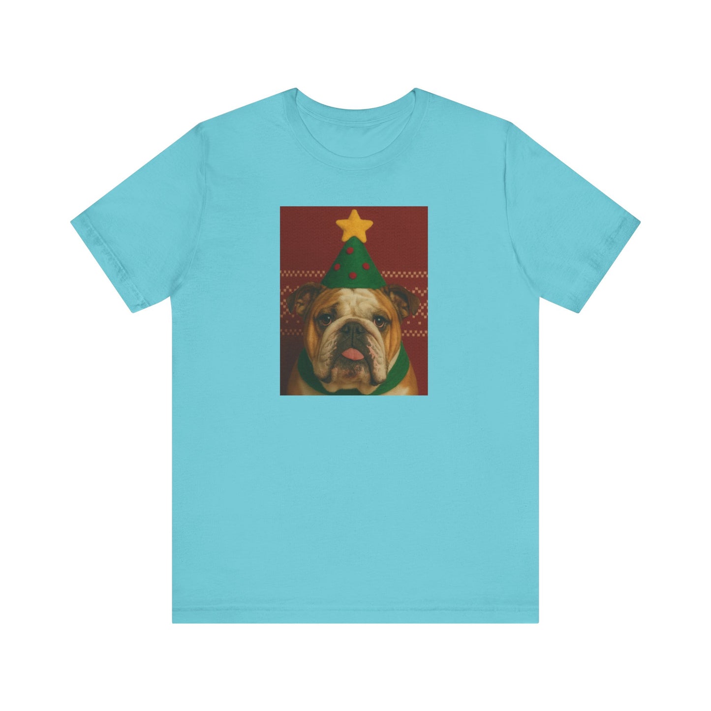 Festive Dog Christmas Tee, Cute Holiday T-Shirt, Unisex Pet Lover Gift, Funny Pet Design, Christmas Apparel - Riff Raff Wear