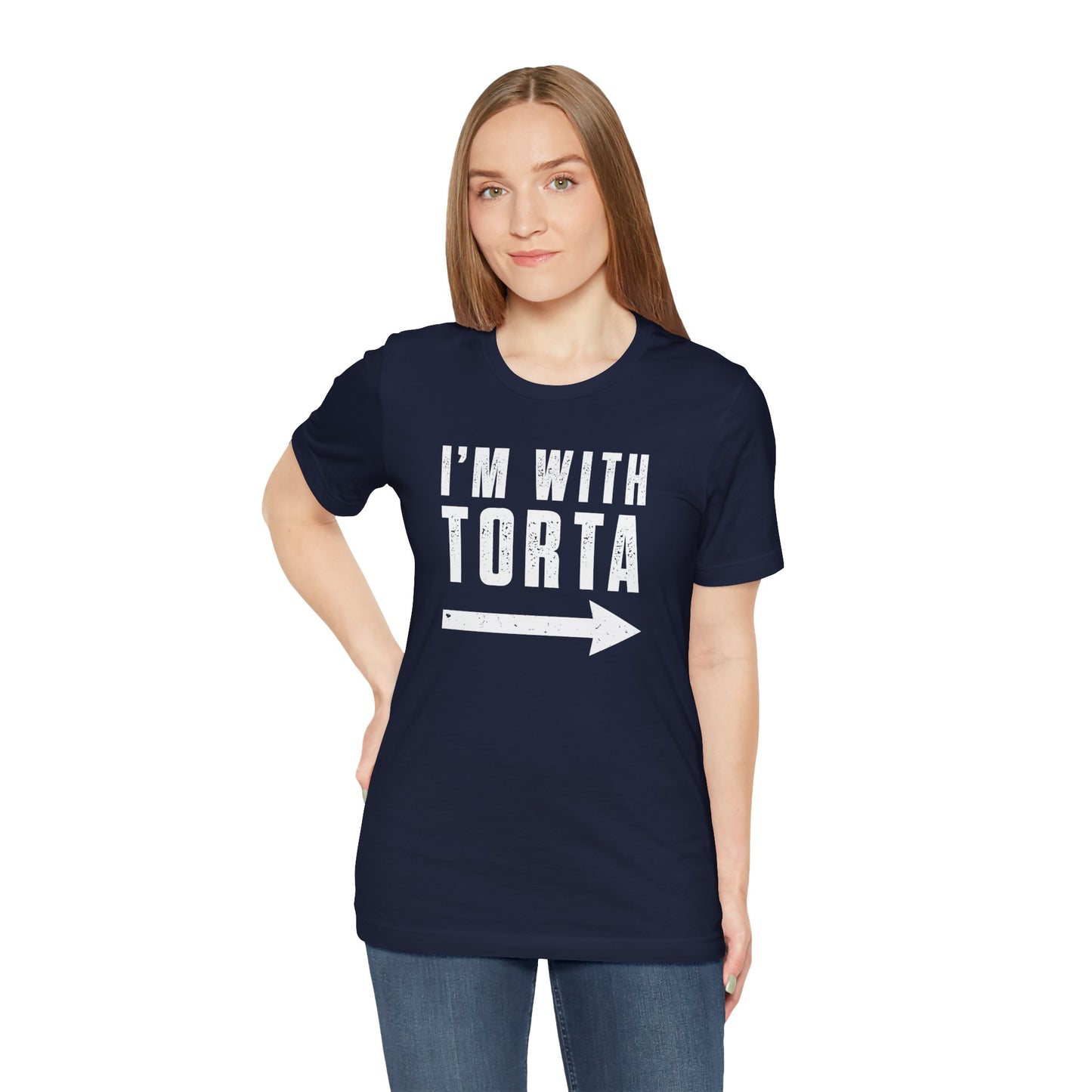 I’m With Torta Arrow Tee - Funny Family/Partner Mexican Food Shirt - Riff Rsff Wear