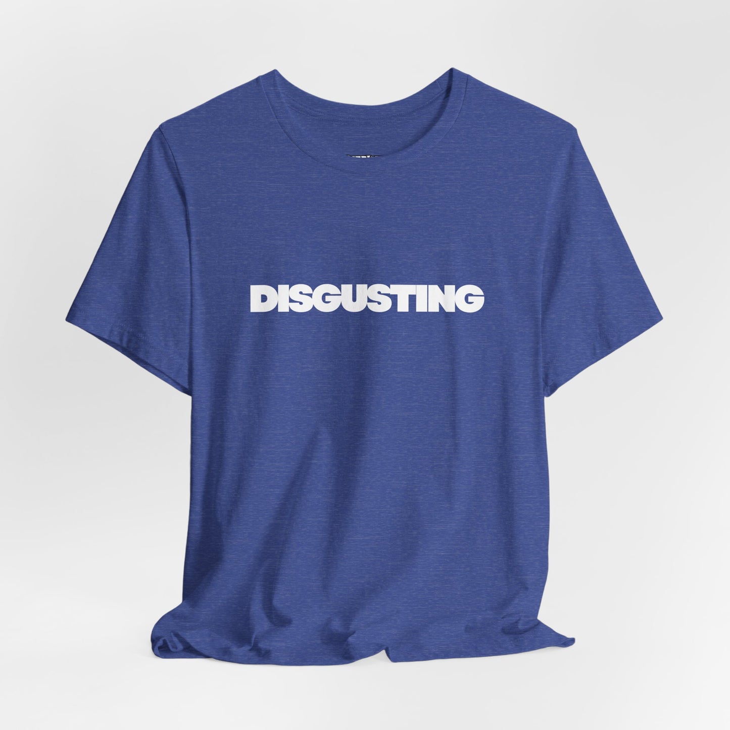 DISGUSTING Graphic Tee — Bold Text Statement T-Shirt