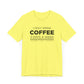 Dad Funny Coffee Unisex Jersey Short Sleeve Tee