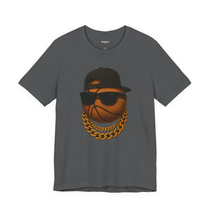 Basketball Bling Tee — Cool Hip-Hop Ball Graphic T-Shirt