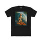 Surfing Cat Unisex Cotton Crew Tee - Fun & Quirky Beach Vibes - Riff Raff Wear