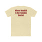 The Screaming Possum Unisex Cotton Crew Tee - Fun & Retro Graphic Shirt - Riff Raff Underground